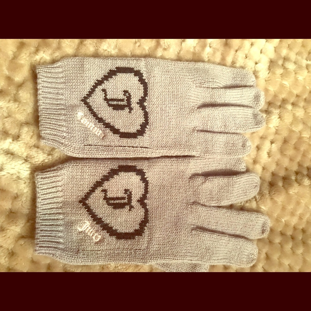 Juicy couture knit gloves